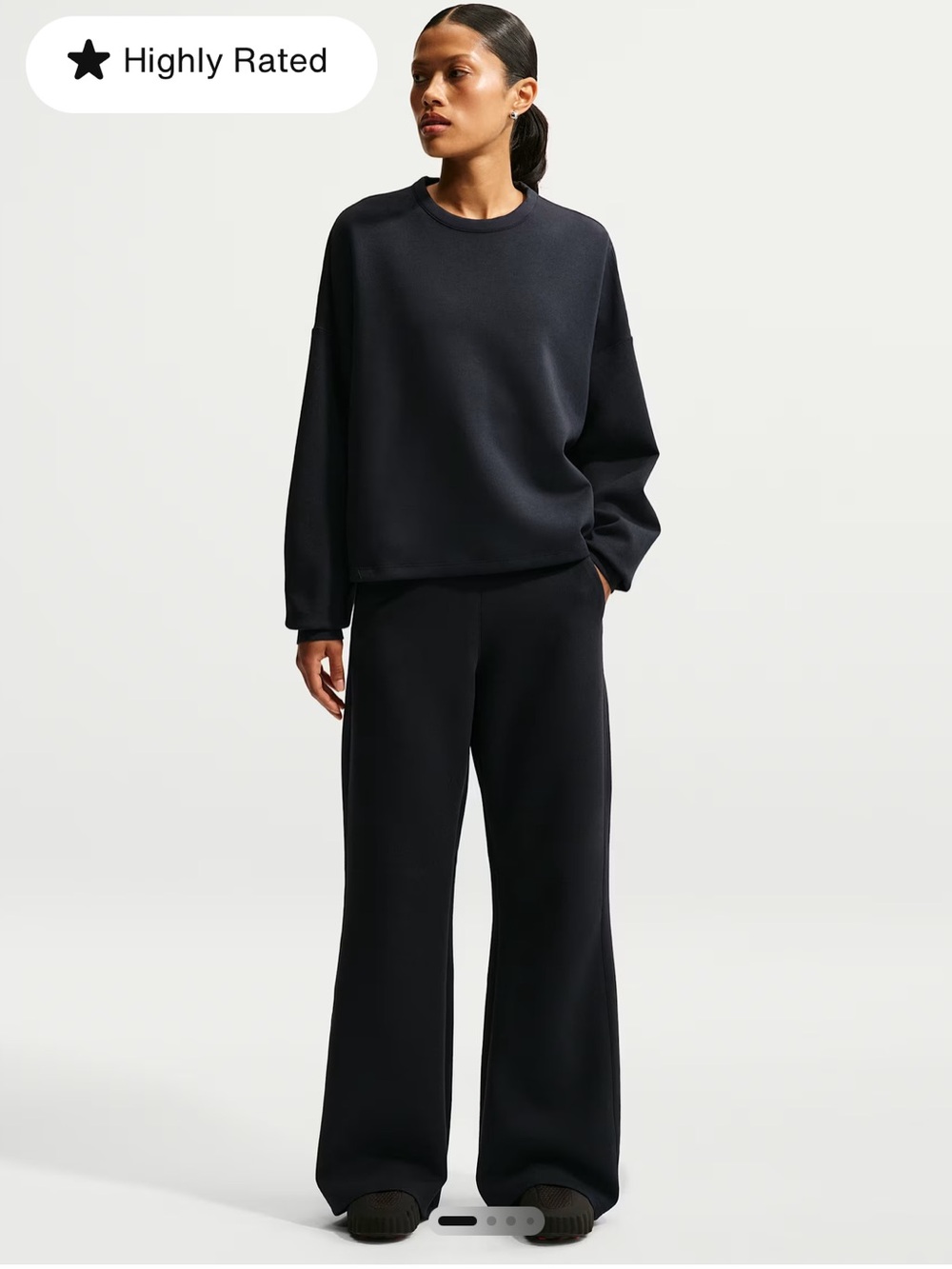 Nike 24.7 ImpossiblySoft Dri-FIT High-Waisted Loose Flared Pants XL NWOT $125